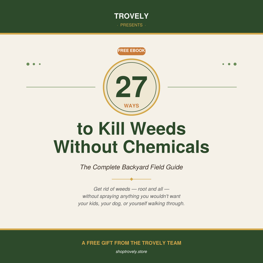 The Chemical-Free Lawn Ebook — 27 Ways to Kill Weeds Without Chemicals